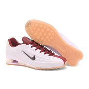 Pink Nike Shox Z R2 sneakers with the outsole visible
