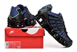 Nike Shox TL Blue and Black Patterned Sneakers