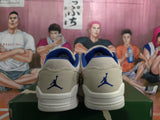 Jordan Low-Top Sneakers Off-White and Blue