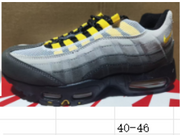 Nike Air Max 95 TT sneaker with an image size chart stating 40–46.