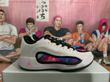 Jordan White Multicolor Cushlon Basketball Sneakers