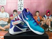 Nike Kobe basketball shoes displayed from side and angled views.