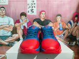 Nike Red and Blue Basketball Sneakers