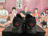 Nike Black Basketball Shoes with Red Accents