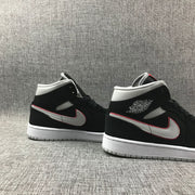 Rear three-quarter view of the pair highlighting the black heels and silver side details.