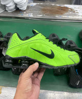 Nike Shox R4 Sneakers in Volt Green and Black