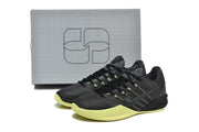 Pair of black Kobe basketball shoes pictured with a matching logo box; no size label is visible.