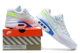 Nike Air Max Sneakers White Blue Green