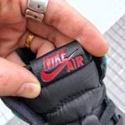 Close-up of the tongue label with visible Nike Air branding.