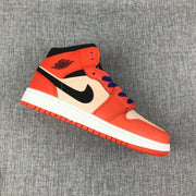 Single high-top sneaker shown from an angled outer-side view.